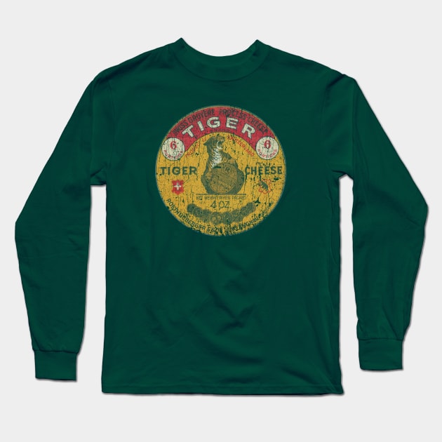 Tiger Cheese 1945 Long Sleeve T-Shirt by JCD666